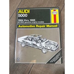 Haynes Automotive Repair‎ Manual Audi 5000 1984-88 2WD Gasoline Engine Models